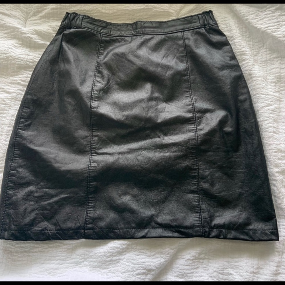 NWT Nasty Gal Leather Skirt
